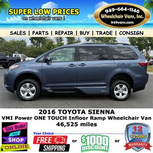 2016 Toyota Sienna Wheelchair Van   - Photo 10 - Laguna Hills, CA 92653