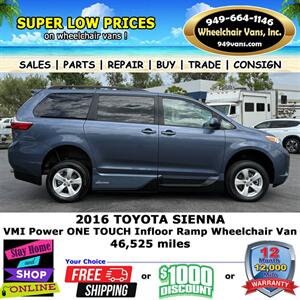 2016 Toyota Sienna Wheelchair Van   - Photo 7 - Laguna Hills, CA 92653