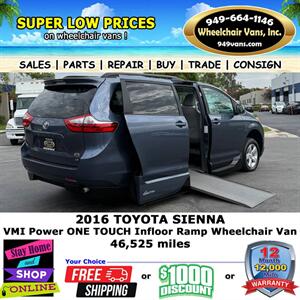 2016 Toyota Sienna Wheelchair Van   - Photo 5 - Laguna Hills, CA 92653