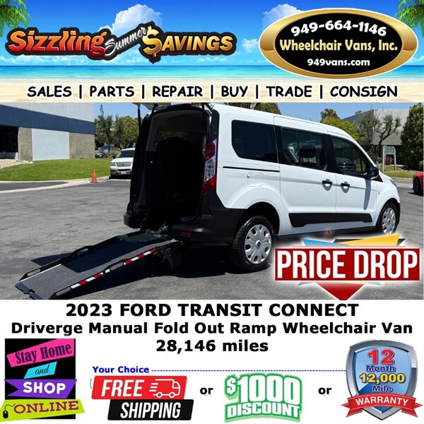 2023 Ford Transit Connect Wheelchair Van  