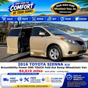 2016 Toyota Sienna XLE 8-Passenger Wheelchair Van   - Photo 1 - Laguna Hills, CA 92653