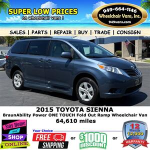 2015 Toyota Sienna Wheelchair Van - Photo 5 - Laguna Hills, CA 92653