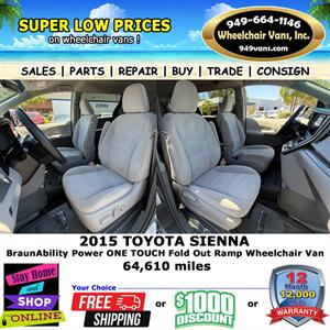 2015 Toyota Sienna Wheelchair Van - Photo 11 - Laguna Hills, CA 92653