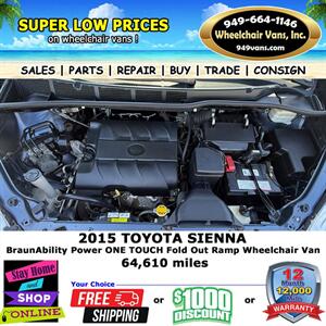 2015 Toyota Sienna Wheelchair Van - Photo 13 - Laguna Hills, CA 92653
