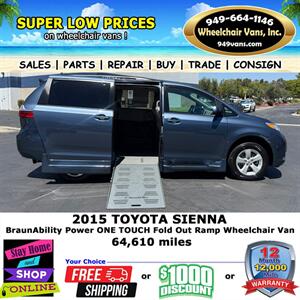 2015 Toyota Sienna Wheelchair Van - Photo 3 - Laguna Hills, CA 92653
