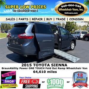 2015 Toyota Sienna Wheelchair Van - Photo 4 - Laguna Hills, CA 92653