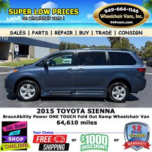 2015 Toyota Sienna Wheelchair Van - Photo 9 - Laguna Hills, CA 92653