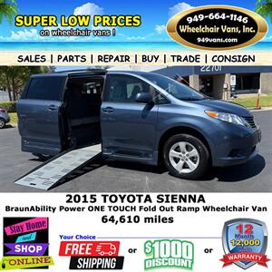 2015 Toyota Sienna Wheelchair Van - Photo 2 - Laguna Hills, CA 92653