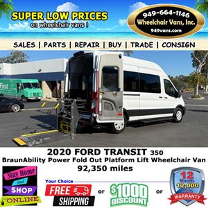 2020 Ford Transit Wheelchair Van Van