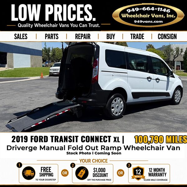 2019 Ford Transit Connect XL Wheelchair Van   - Photo 1 - Laguna Hills, CA 92653