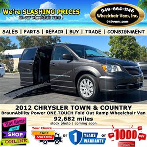 2012 Chrysler Town and Country Touring-L Wheelchair Van   - Photo 1 - Laguna Hills, CA 92653