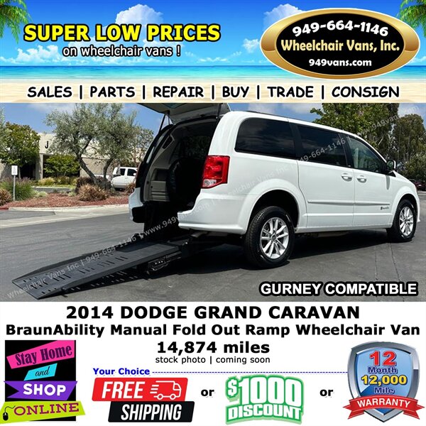 2014 Dodge Grand Caravan SE Wheelchair Van   - Photo 1 - Laguna Hills, CA 92653