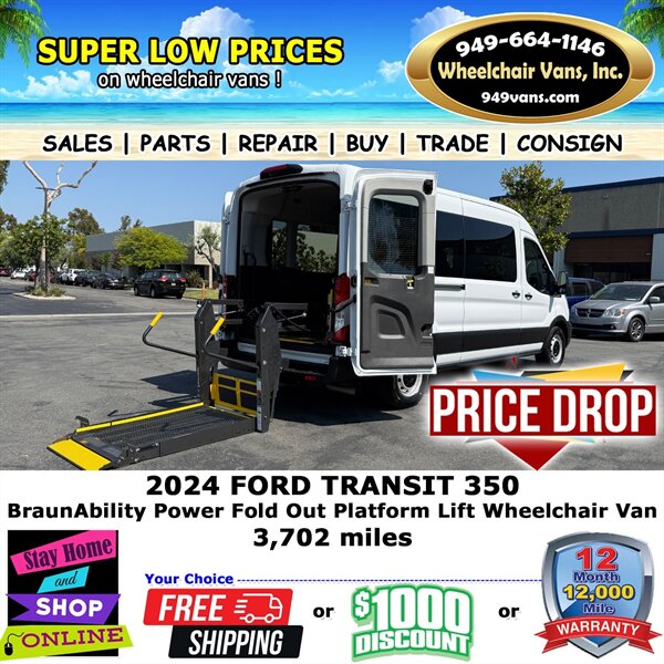 2024 Ford Transit Wheelchair Van - Photo 1 - Laguna Hills, CA 92653