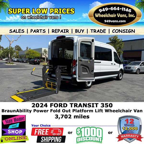 2024 Ford Transit Wheelchair Van  