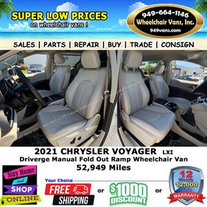 2021 Chrysler Voyager Wheelchair Van   - Photo 12 - Laguna Hills, CA 92653