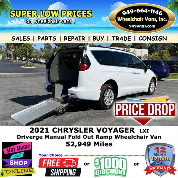 2021 Chrysler Voyager Wheelchair Van  