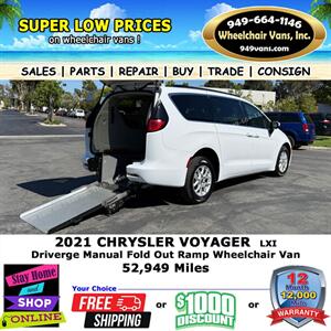2021 Chrysler Voyager Wheelchair Van   - Photo 2 - Laguna Hills, CA 92653