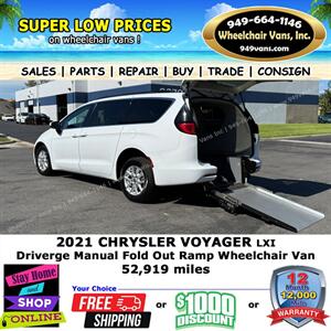 2021 Chrysler Voyager Wheelchair Van   - Photo 3 - Laguna Hills, CA 92653
