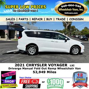 2021 Chrysler Voyager Wheelchair Van   - Photo 4 - Laguna Hills, CA 92653