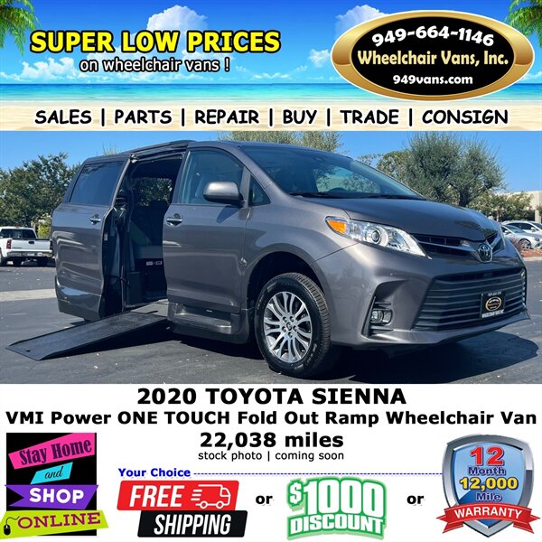 2020 Toyota Sienna Wheelchair Van - Photo 1 - Laguna Hills, CA 92653