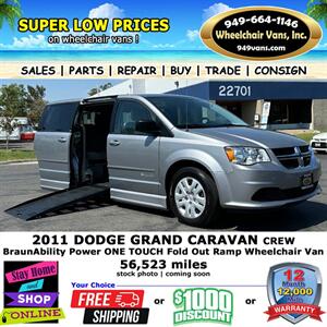 2011 Dodge Grand Caravan Crew Wheelchair Van   - Photo 1 - Laguna Hills, CA 92653