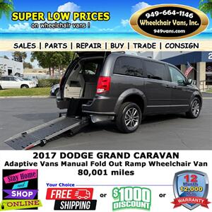 2017 Dodge Grand Caravan SXT Wheelchair Van Minivan