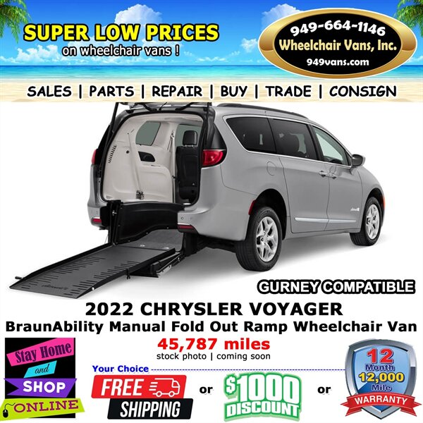 2022 Chrysler Voyager LX Wheelchair Van  