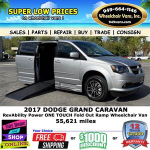 2017 Dodge Grand Caravan GT Wheelchair Van Minivan