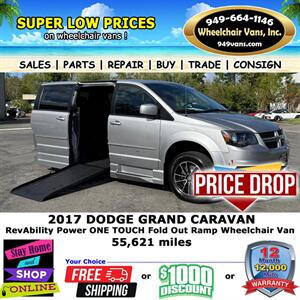 2017 Dodge Grand Caravan GT Wheelchair Van Minivan