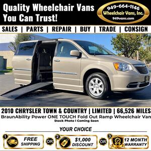 2010 Chrysler Town and Country Limited Wheelchair Van   - Photo 1 - Laguna Hills, CA 92653