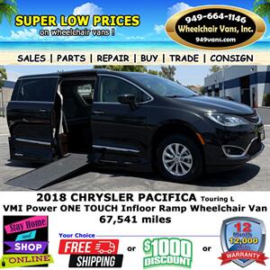 2018 Chrysler Pacifica Touring L Wheelchair Van   - Photo 2 - Laguna Hills, CA 92653