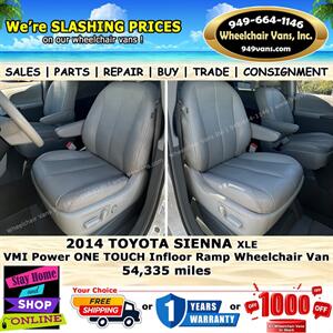 2014 Toyota Sienna XLE Wheelchair Van   - Photo 10 - Laguna Hills, CA 92653