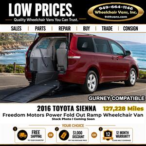 2016 Toyota Sienna Wheelchair Van Minivan