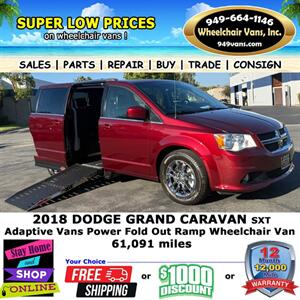 2018 Dodge Grand Caravan SXT Wheelchair Van   - Photo 1 - Laguna Hills, CA 92653