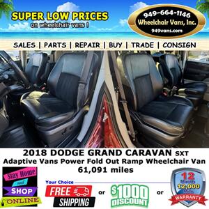 2018 Dodge Grand Caravan SXT Wheelchair Van   - Photo 11 - Laguna Hills, CA 92653