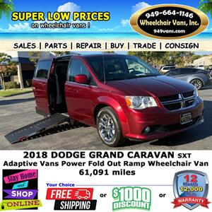 2018 Dodge Grand Caravan SXT Wheelchair Van   - Photo 2 - Laguna Hills, CA 92653