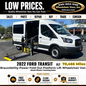 2022 Ford Transit 350 XLT Wheelchair Van Full-Size
