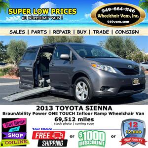 2013 Toyota Sienna Wheelchair Van   - Photo 1 - Laguna Hills, CA 92653