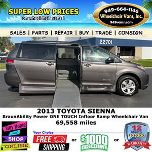 2013 Toyota Sienna Wheelchair Van   - Photo 3 - Laguna Hills, CA 92653