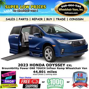 2023 Honda Odyssey EX-L Wheelchair Van Minivan