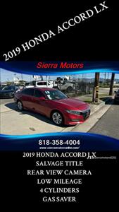 2019 Honda Accord LX   - Photo 2 - North Hollywood, CA 91606