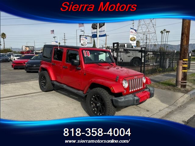 2018 Jeep Wrangler JK Unlimited Sahara   - Photo 1 - North Hollywood, CA 91606