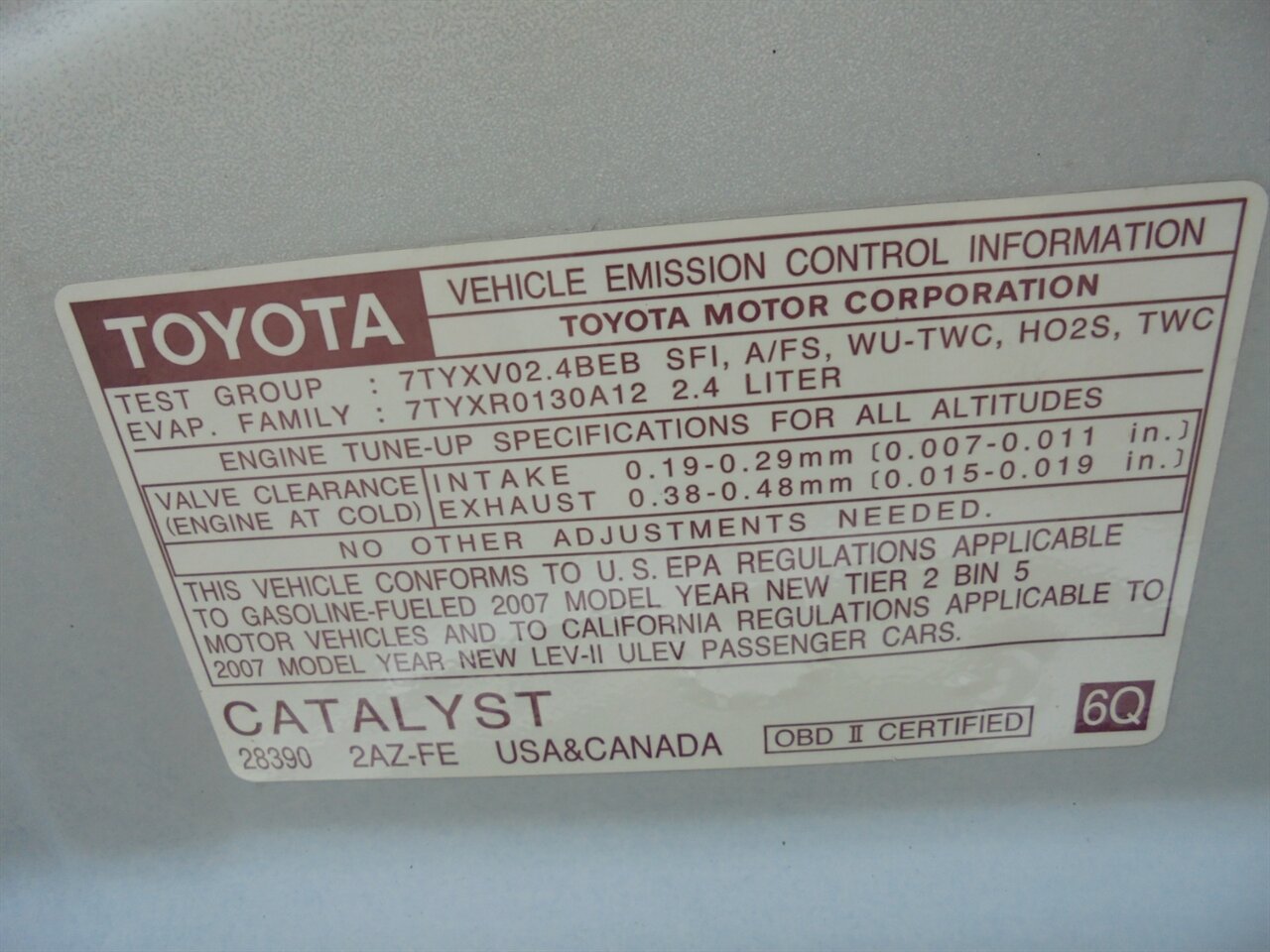 2007 Toyota Camry LE   - Photo 26 - Deland, FL 32720