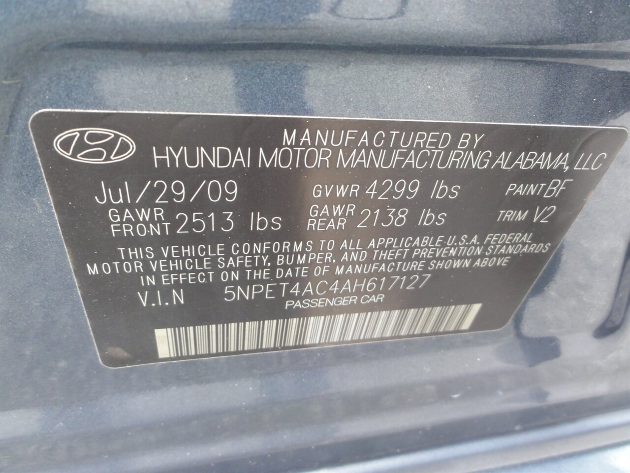 2010 Hyundai SONATA GLS - Photo 25 - Deland, FL 32720