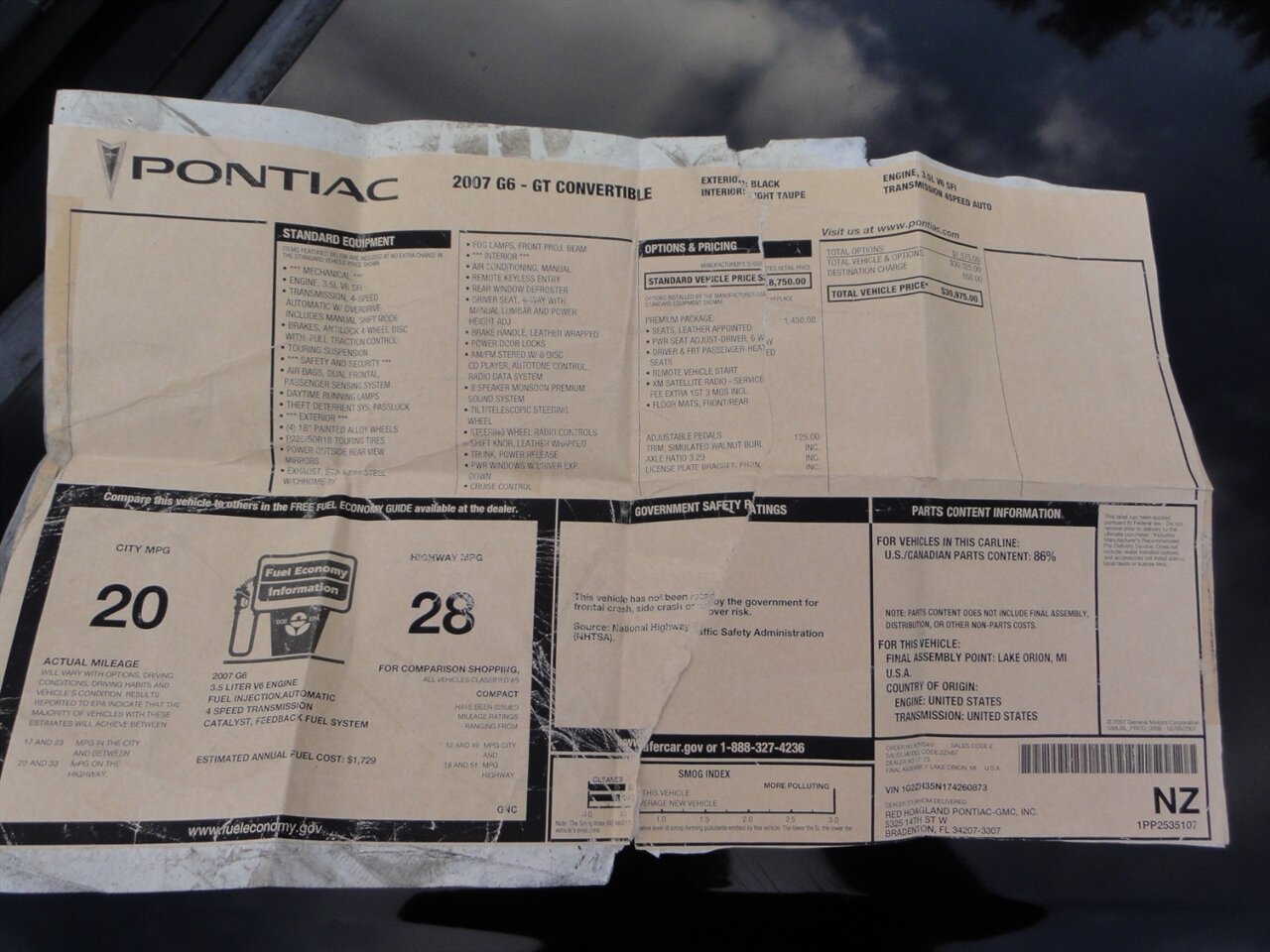 2007 Pontiac G6 GT Premium hardtop convertible - Photo 62 - Deland, FL 32720