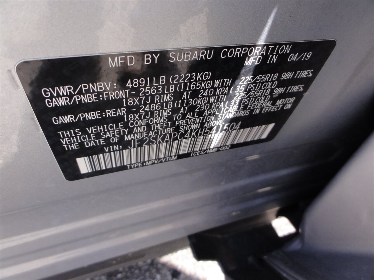 2019 Subaru Forester Sport   - Photo 31 - Deland, FL 32720