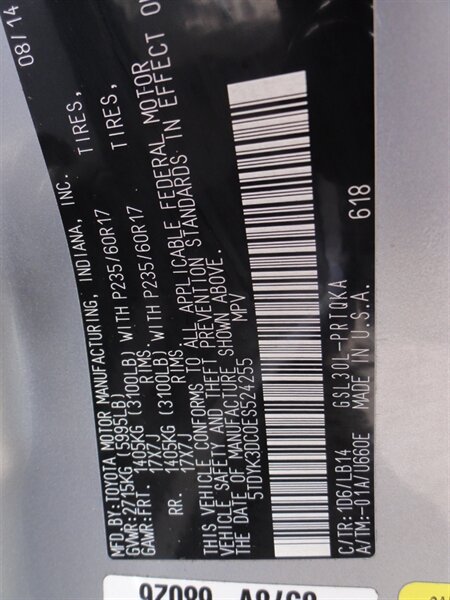 2014 Toyota Sienna XLE 8-Passenger Rear DVD entertainment - Photo 29 - Deland, FL 32720