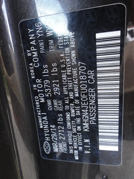 2015 Hyundai Genesis 3.8L Ultra luxury - Photo 26 - Deland, FL 32720