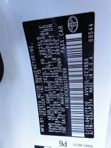 2016 Toyota Camry Hybrid LE   - Photo 28 - Deland, FL 32720