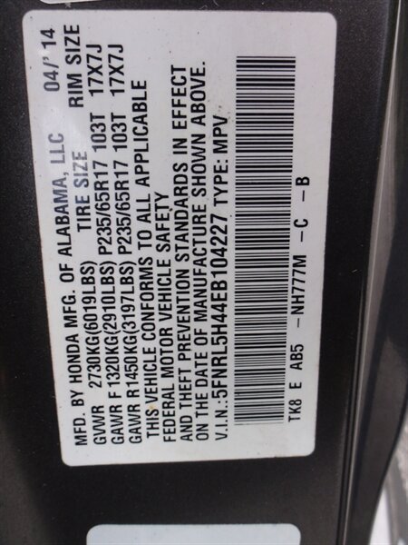 2014 Honda Odyssey EX  BraunAbility ramp van - Photo 30 - Deland, FL 32720